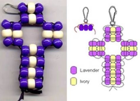 Cross Pony Bead Cross, Girl Scout Swaps Ideas Easy, Pony Bead Ideas, Scout Swaps Ideas, Girl Scout Swaps Ideas, Beaded Keychains Patterns, Submerged Vbs, Swaps Ideas, Stellar Vbs