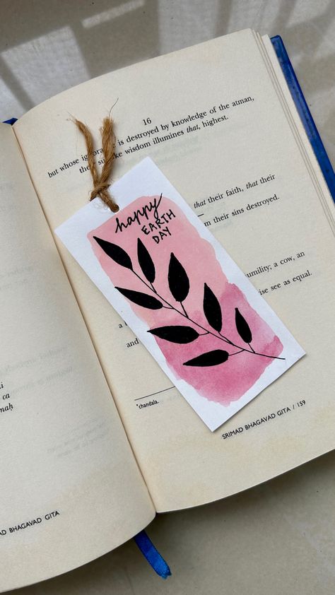 handpainted bookmark . happy earth day bookmark🌱 . Leaves bookmark . bookmarks handmade . bookmarks diy . bookmarks handmade aesthetic . bookmarks quotes . bookmark design . bookmark ideas aesthetic . book bookmark. watercolour bookmarks . watercolour bookmarks easy . watercolour bookmarks aesthetic . watercolour bookmarks quotes . watercolour bookmarks flower . watercolour bookmarks diy . watercolour bookmark tutorials #aesthetic #diy #diyideas #books #watercolor #bookmark #picoftheday #leave Newspaper Bookmarks, Bookmarks Handmade Aesthetic, Bookmark Ideas Aesthetic, Dairy Notes, Soulmate Movie, Aesthetic Watercolour, Bookmarks Aesthetic, Leaves Bookmark, Books Watercolor