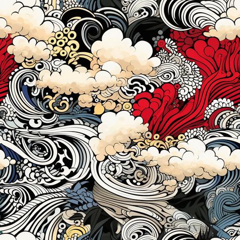 Excited to share the latest addition to my #etsy shop: Seamless Japanese Chiyogami Pattern, eruption illustrations, 6 Different Images, Digital Washi Paper, Origami Paper, Instant Download https://etsy.me/3JJ3zHv #seamless #japanesechiyogami #digital #washipaper #origa Irezumi Background, One Piece Traditional Japanese Art, Digital Paper Free Download, Traditional Japanese Patterns Textiles, Digital Washi, Japanese Seamless Pattern, Japanese Patterns Traditional Sakura, Japanese Theme, Chiyogami Paper