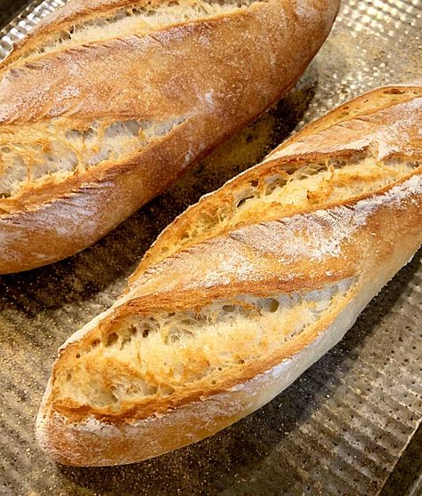 No Knead French Bread Recipe, Quick French Bread, French Bread Recipes, Semolina Bread Recipe, Crusty French Bread Recipe, Easy French Bread Recipe, Crusty Bread Recipe, Italian Bread Recipes, Homemade French Bread