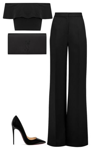 "Untitled #737" by kylie100 ❤ liked on Polyvore featuring Roksanda, WearAll, Yves Saint Laurent and Christian Louboutin Hogwarts Fashion, Dress Party Night, Christian Fashion, Looks Chic, Trend Fashion, Fancy Outfits, Mode Inspiration, Polyvore Outfits, Elegant Outfit