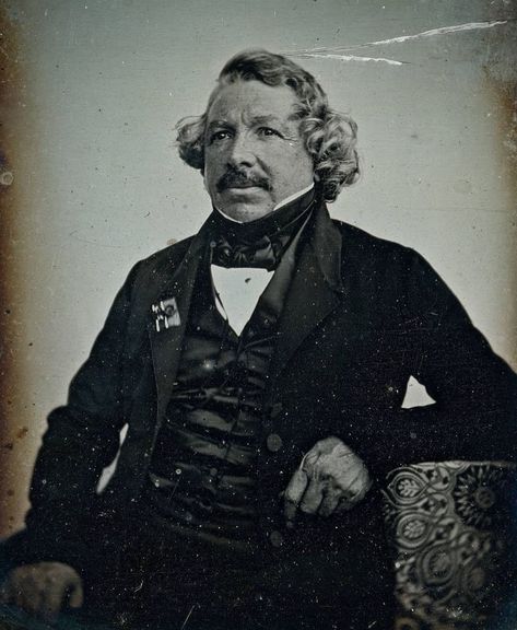 History in Black & White on Instagram: “Louis-Jacques-Mandé Daguerre, French artist and photographer, recognized for his invention of the daguerreotype process of photography,…” Louis Daguerre, Early Photography, 19 August, Early Photos, Camera Obscura, History Of Photography, Famous Photographers, Inventors, Jean Baptiste