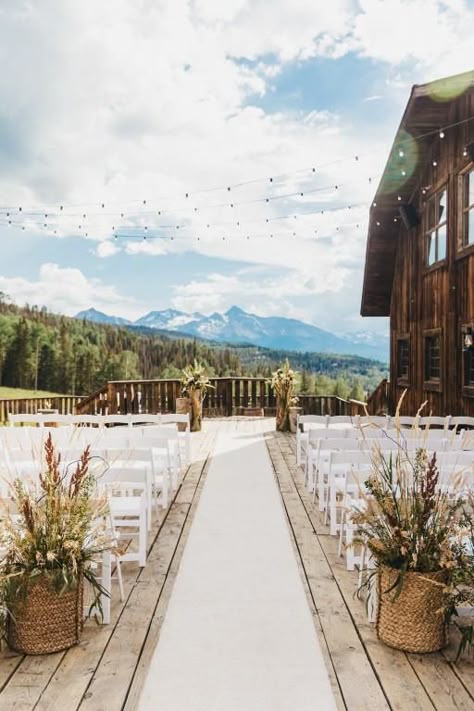 Gorrono Ranch Wedding Venues In Colorado, Dresses Hairstyles, Telluride Ski Resort, Mountain Wedding Venues, Yosemite Wedding, Colorado Wedding Venues, Montana Wedding, Breathtaking Wedding, Wedding Quotes