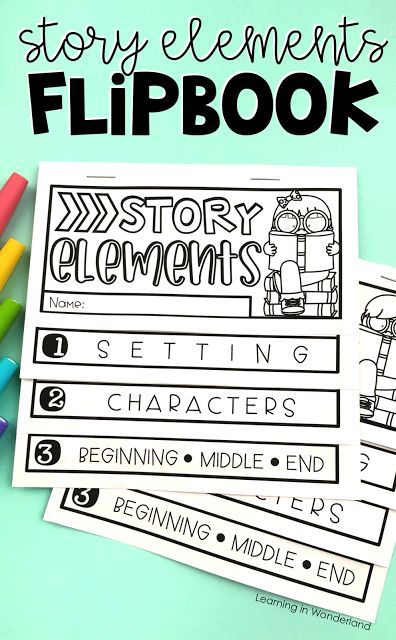 This story elements flipbook is perfect for first and second graders! You can cover setting, characters, plot, title, author, and illustrator all in one flip book! Two sizes are included! Story Elements Worksheet, Simply Draw, Beginning Middle End, Second Grade Reading, First Grade Literacy, Fiction Text, 1st Grade Reading, Struggling Students, Pinterest Followers