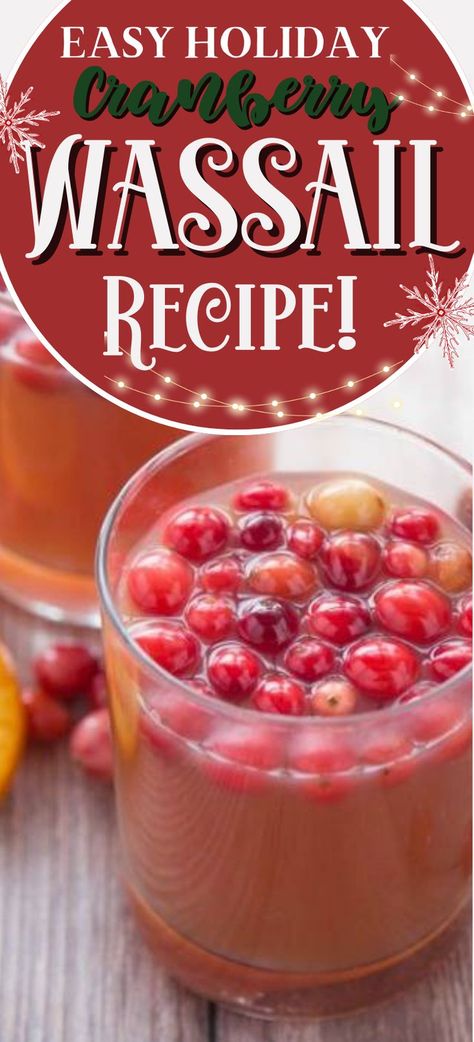 Cranberry Apple Crockpot Wassail Recipe! Wassail Recipe With Cranberry Juice, Crockpot Wassail Recipe, Crockpot Wassail, Wassail Recipe Crockpot, Wassail Recipe Easy, Wassil Recipe, Christmas In A Cup, Unique Smoothies, Recipe Using Apples