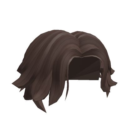 Brown Messy Wavy Middle Part - Roblox Black Messy Hair, Wavy Middle Part, High School Hairstyles, Roblox Accessories, Messy Wavy Hair, Valentines Hairstyles, Emo Outfit Ideas, Messy Curly Hair, Brown Hair Roblox