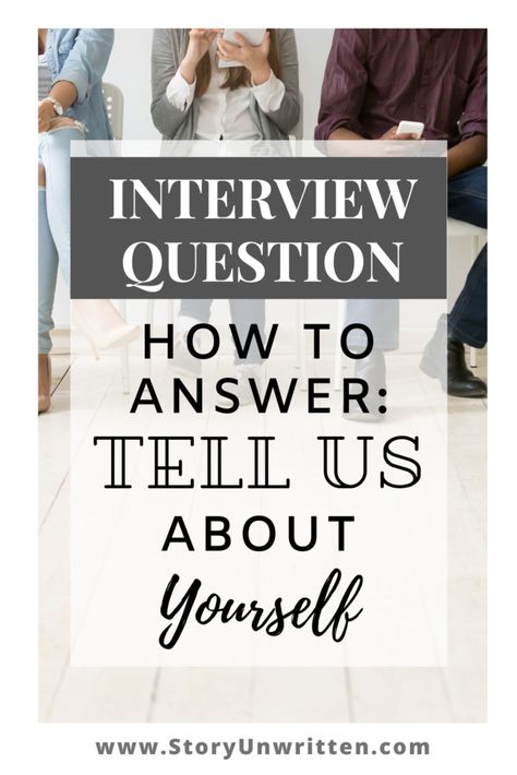 How to Answer this common interview question: Tell us about yourself. Nail this question and succeed in your job interview with your answer! interview questions and answers | interview tips | interview advice | interview preparation | top interview questions | how to stand out in an interview | how to interview well | dream job | young professional | girlboss Answer Interview Questions, Top Interview Questions, Physician Associate, Basic Resume Examples, Tell Us About Yourself, Job Interview Advice, Common Interview Questions, Job Searching, Interview Answers