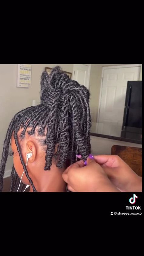 We Naturals - #Repost @teamnatural_ —— Quick tutorial on... The Barbie Ponytail, Black Rubber Band, Barbie Ponytail, Soft Locs, A Ponytail, Being Honest, Hair Down, Locs, Black Hair