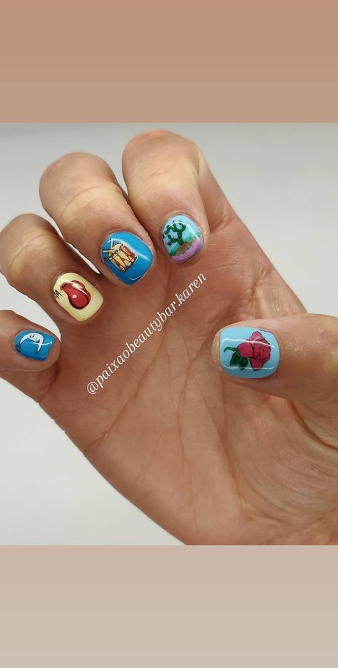 Mexican lotería Loteria Tattoo Mexican, Loteria Nails, Loteria Socks, Custom Loteria, Stamped Nails, Loteria Cards 1-54, Class Ring, Marvel, Nails