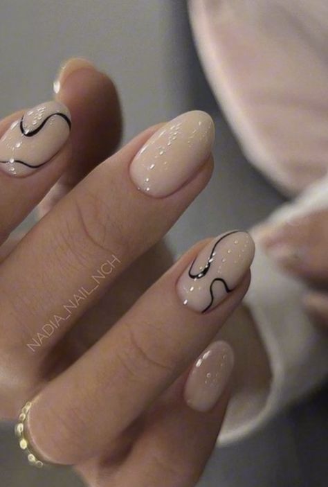 Simple But Chic Nails, Oval Nails Minimalist, Short Nails Ideas Neutral Colors, Nail Classic Designs, Simple Nail Designs Neutral Colors, Different Nail Shapes Ideas, Short Nail Designs Swirls, Business Professional Nails Design, Extra Short Almond Acrylic Nails