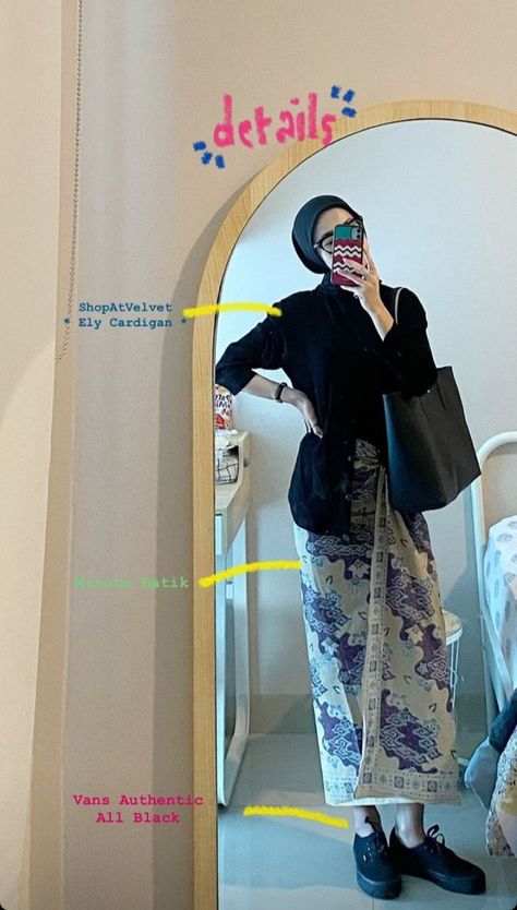 Outfit Kondangan Casual, Kondangan Outfit, Ootd Hijab Casual, Hijab Style Casual, Batik Fashion, Ootd Inspo, Casual Hijab Outfit, Hijabi Outfits Casual, Muslim Fashion Outfits