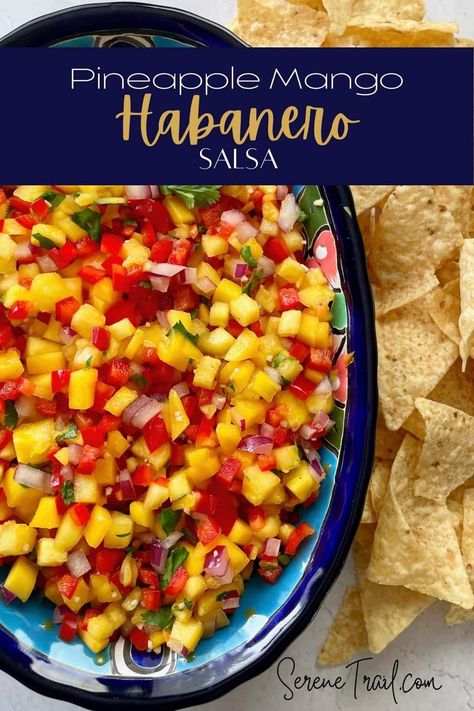 Pineapple Habanero Sauce, Mango Habanero Salsa, Hot Pepper Recipes, Habanero Salsa, Habanero Sauce, Pepper Salsa, Hot Sauce Recipes, Pineapple Salsa, Refreshing Food