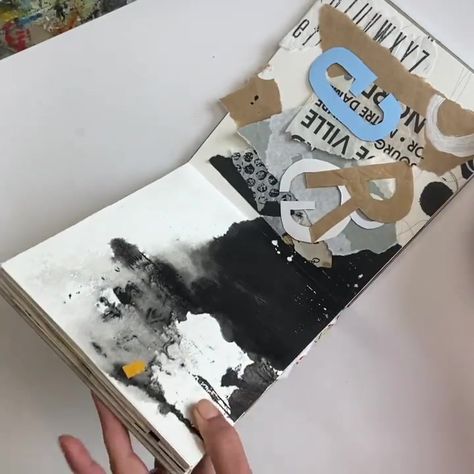 Collage Making, Art Journal, Mixed Media, Collage, Art