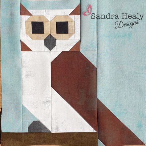 Owl Quilt Block Pattern Woodland Creatures Quilt Machine - Etsy Owl Quilt Block, Owl Quilt Pattern, Strip Quilt Patterns, Bird Quilt Blocks, Camping Quilt, Fall Quilt Patterns, Fall Quilt, Owl Quilt, Painted Barn Quilts