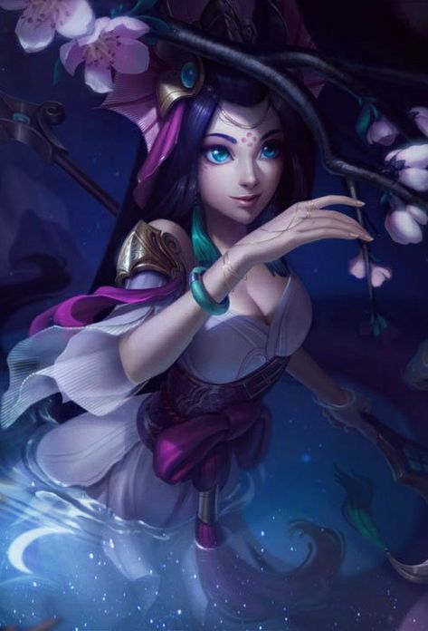 Splendid Staff Nami, League Of Legends Nami, Nami League Of Legends, League Of Legends Wallpaper, League Of Legends Poster, 4k Phone Wallpapers, Ultra Hd Wallpaper, Splash Art, Mermaid Inspired