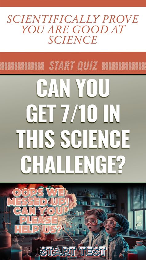 How well do you know science? Try these science quiz questions and find out! #ScienceQuiz #ScienceTrivia #ScientificKnowledge #scienceQuizQuestions #TriviaQuiz #5thGradeScience Science Quiz, Science Trivia, 5th Grade Science, Quiz Questions, About Science, Trivia Quiz, Mess Up, Trivia, Did You Know