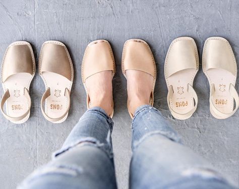 PONS Avarcas USA on Instagram: “Finding the perfect neutral shade for that perfect outfit matters. So, for those of you that have asked us the difference between Taupe…” Pons Shoes, Shoe Gallery, Beautiful Sandals, Classic Style Women, Chanel Espadrille, Perfect Shoes, The Mediterranean, Style Women, Womens High Heels