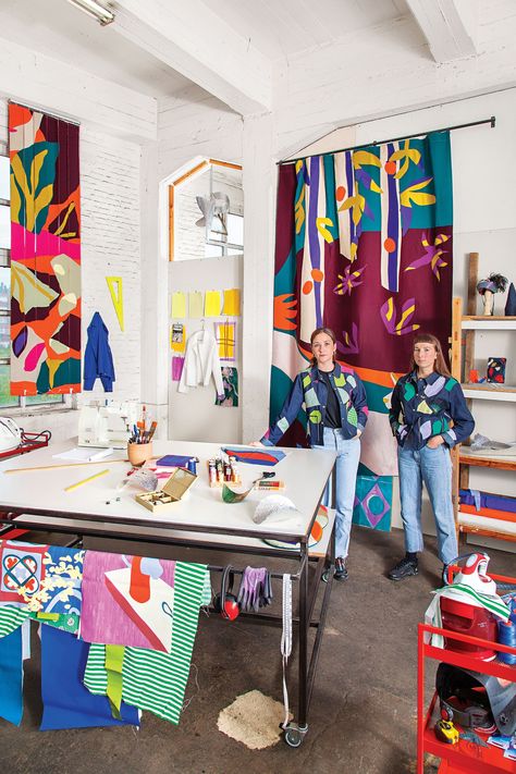 Meet the Brussels Duo Creating Stunning Patchwork Tapestries | Architectural Digest Petra Prins, Patchwork Tapestry, Material Research, Room Screen, Objet Design, Design Textile, Business Partner, Inspiration Wall, Pool Houses