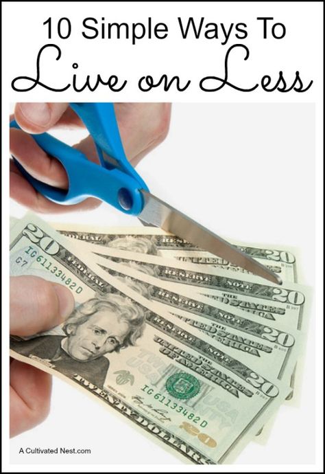 10 Simple Ways to Live On Less Money Saving Hacks, Live On Less, Saving Hacks, Budgeting 101, Thrifty Living, Living On A Budget, Budget Saving, Frugal Living Tips, Frugal Tips