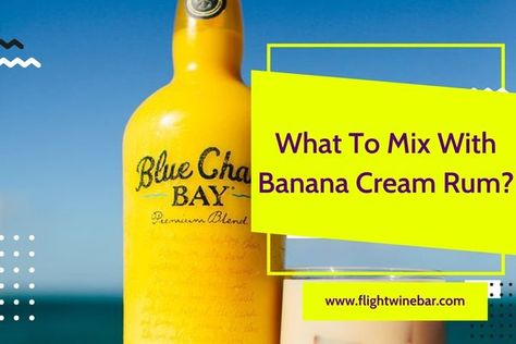 Banana Rum Drinks Recipes, Banana Rum Cream Drink Recipes, Banana Cream Rum Drinks Recipe, Banana Rum Cream Drinks, Banana Rum Drinks, Rum Mixed Drinks, Cruzan Rum, Rum Drinks Recipes, Banana Rum