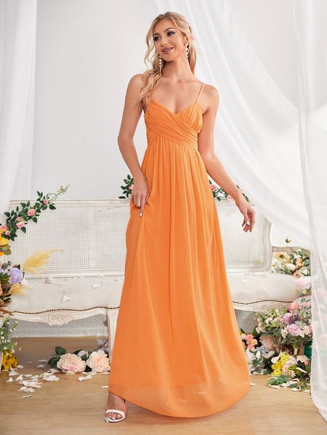 Simple Orange Dress, Pale Orange Dress, Light Orange Dress Bridesmaid, Light Tangerine Bridesmaid Dresses, Pale Orange Bridesmaid Dresses, Pastel Orange Bridesmaid Dresses, Light Orange Dress, Light Orange Bridesmaid Dresses, Festive Floor-length Orange Dress