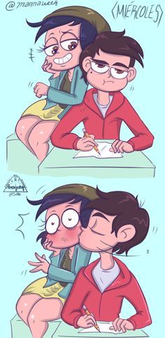 Marco Diaz es un universitario algo listo, pero a la vez muy tímido, … #detodo # De Todo # amreading # books # wattpad Marco Diaz, Starco Comic, Adventure Time Girls, The Forces Of Evil, Star Comics, Disney Xd, Miraculous Ladybug Comic, Star Vs The Forces Of Evil, Star Butterfly