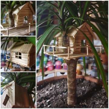 Mini Treehouse, Faeries Gardens, Miniature Trees, Fairy Garden Diy, Growing Indoors, Fairy Houses, Mini Garden, Fairy House, Enjoy It