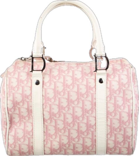 pink monogram christian dior bowling 2000s bag Vintage Dior Bag Pink, Dior Pink Bag, Dior Pink Monogram, Anastasia Aesthetic, Dior 2000s, Vintage Dior Bag, 2000s Bags, Dior Pink, Bowling Bag