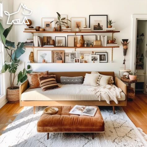 Master the Art of Wall Decor: How to Decorate a Large Wall Over Couch or Sofa - Bark and Chase Tall Gallery Wall, Above Couch Decor Ideas, Living Room Wood Stove, Shelves Above Sofa, Wall Over Couch, Behind Couch Ideas, Shelves Over Couch, Above Couch Ideas, How To Make Sofa Bed