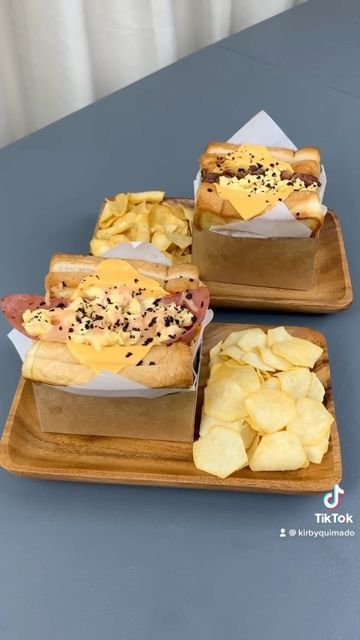 Sandwich Ideas For Cafe, Egg Drop Recipe, Korean Eggdrop Sandwich, Egg Drop Sandwich Aesthetic, Korean Sandwich Packaging, Sandwich Business Ideas, Food Small Business Ideas, Egg Drop Sandwich Recipe, Snack Business Ideas