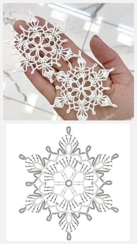 Crochet Christmas Snowflakes, Crochet Beaded Necklace, Crochet Necklace Pattern, Crochet Ornament Patterns, Beaded Necklace Tutorial, Crochet Snowflake Pattern, Crochet Xmas, Diy Christmas Wreaths, Crochet Christmas Decorations