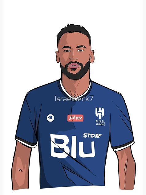 "Neymar Jr Al-Hilal " Poster for Sale by Israelbeck7 | Redbubble Samba Brazil, Football Drawing, Football Art, Football Wallpaper, Neymar Jr, Neymar, Wood Print, Life Style, Sale Poster