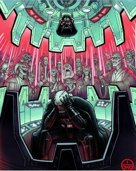 Lord Vader lived in constant pain and regret. - 9GAG Dark Father, Star Wars Poster Art, Unlimited Power, Anakin Vader, Star Wars Sith, Dark Vador, Star Wars Wallpaper, Galactic Empire, Star Wars Artwork