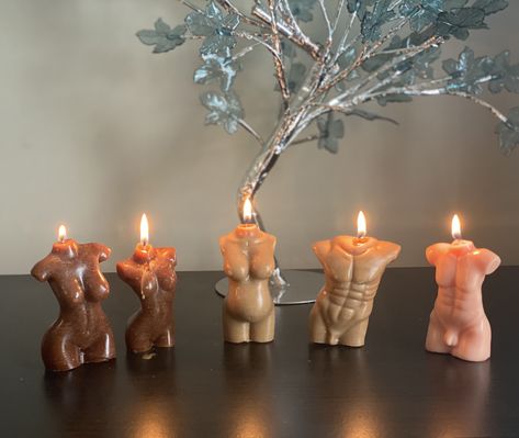 Torso Body Candles/Man/Woman/Venus/Choose Color & Fragrance Body Shaped Candle, Venus Statue, Dance Studio Design, Weird Candles, Antique Jewelry Victorian, Body Candles, Candle Designs, Body Candle, Spring Candles