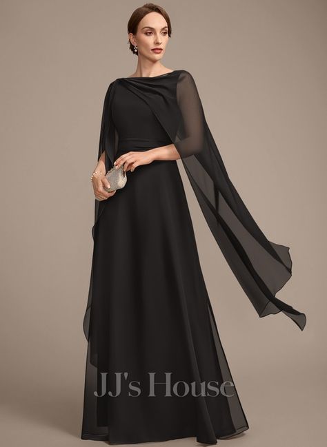 JJ's House Mother of the Bride Dresses (301123) | JJ's House Mother Of The Bride Dress Black, Black Mother Of The Bride Dress, Italian Dress, Dress With Bow, Wedding Attire, Mother Of The Bride Dresses, Bride Dress, Mother Of The Bride, Floor Length