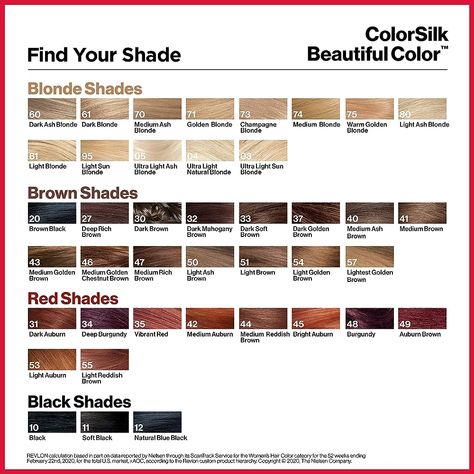 Revlon Colorsilk Hair Color, Medium Golden Brown [43] : Amazon.ca: Beauty & Personal Care Revlon Hair Color Chart, Platinum Hair Dye, Long Lasting Hair Color, Revlon Hair Color, Ammonia Free Hair Color, How To Dye Hair At Home, Golden Brown Hair Color, Medium Ash Blonde, Revlon Colorsilk