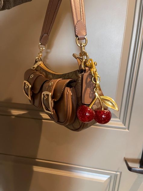 Cherry Bag Charm Purse Charms Keychain- Car Cherry Accessories keychian Gifts for Women Christmas Valentine Bag Gifts For Women at Amazon Women’s Clothing store Cherry Bag Charm, Bag Keychain Aesthetic, Bag Charm Aesthetic, Bag Charms Aesthetic, Bags Charms, Cherry Accessories, Bag Accessories Keychain, Cherry Keychain, Cherry Bag