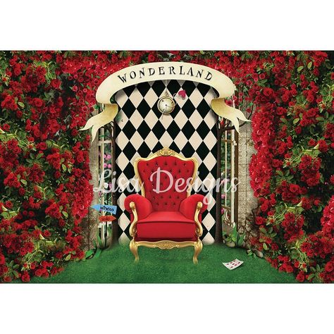 🌟Step into a whimsical world with our new Alice in Wonderland photography background! ⏰🍄Perfect for studio shoots, magical party decorations, or any fantastical event, this design captures the charm and wonder of Wonderland with stunning details and vibrant colors. 📷✨Whether you’re creating dreamy photos or adding a touch of enchantment to your celebration, this backdrop brings Alice’s adventures to life. Dive into the magic and make every moment extraordinary! 🐰🎩 #lisabackdropdesigns #alicei... Alice In Wonderland Photography, Alice In Wonderland Theme Party, Wonderland Theme Party, Alice In Wonderland Halloween, Arch Background, Alice In Wonderland Room, Wonderland Party Decorations, Alice In Wonderland Decorations, Wonderland Events