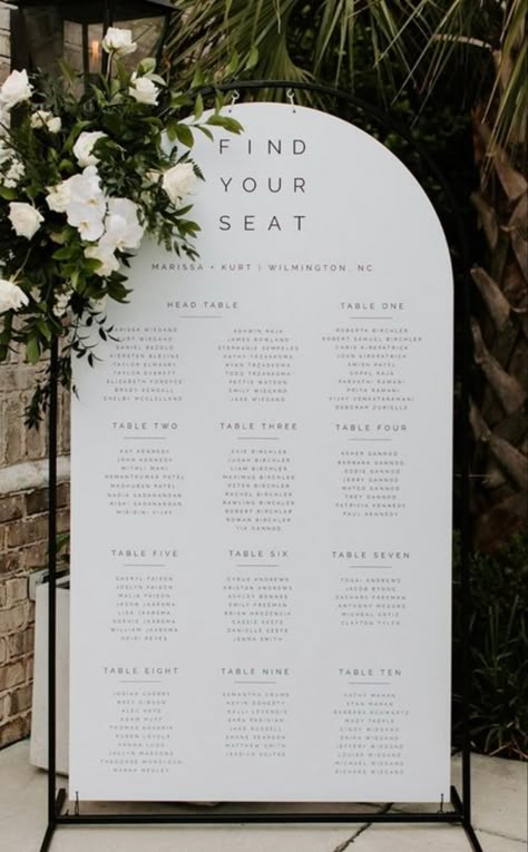 Wedding Sitting Plan, Wedding Entrance Table, Diy Wedding Signage, Wedding Seating Chart Display, Seating Chart Display, Seating Chart Ideas, Seating Chart Sign, Table Seating Chart, Plan Wedding