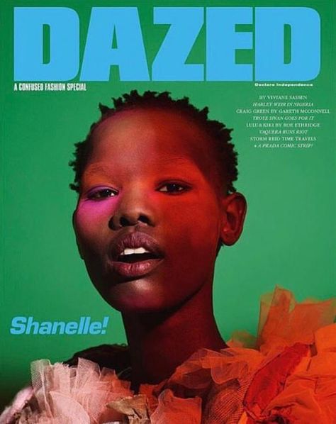 Coverjunkie | Dazed & Confused (UK ... Magazine Cover Ideas, Viviane Sassen, Id Magazine, Storm Reid, Dazed Magazine, A Level Photography, Craig Green, Fashion Magazine Cover, Dazed And Confused