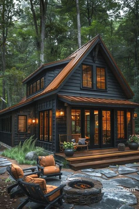 Barn Style House Plans, Cabin Exterior, Barn Style House, Cabins And Cottages, Cottage House Plans, Garage House, Dream House Exterior, House Goals, Cabin Homes