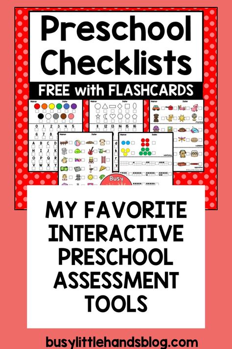 When it comes to assessing a child's learning and development in preschool, there are a variety of helpful tools available. With file folder assessments, you can easily organize a child's progress and keep track of their accomplishments in one central location. And with preschool assessment worksheets, you can offer more targeted assessments that can measure specific skills and abilities.  Read more on the blog and grab the freebie today! Preschool Assessment Checklist, Assessment For Preschool, Free Preschool Assessment Printables, Preschool Assessment Form Free Printable, Pre K Assessment Forms Free, Preschool Goals, Prek Assessment, Preschool Assessment Forms, Preschool Checklist