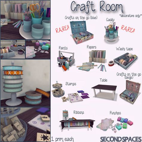 Second Spaces Craft Room for Arcade | Flickr - Photo Sharing! Sims 4 Cc Craft Room, Sims 4 Build Buy Cc, Sims 4 Packs, Build Buy Cc, Sims Furniture, Cc Packs, The Sims 4 Pc, Sims 4 Anime, Play Sims 4