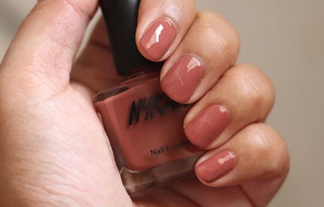 Nykaa Nail Polish, Nail Polish For Brown Skin Tone, Indian Nail Designs, Indian Skincare, Color Club Nail Polish, Indian Nails, Nail Paints, Chrome Nail Polish, Matte Nail Polish