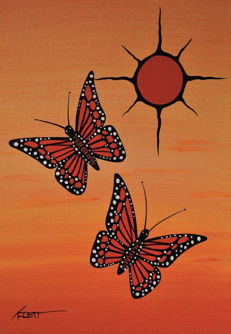 Native American Baskets, Woodland Art, Island Lake, Butterfly Drawing, Indigenous Art, Native Art, Butterfly Art, Aboriginal Art, Native American Art