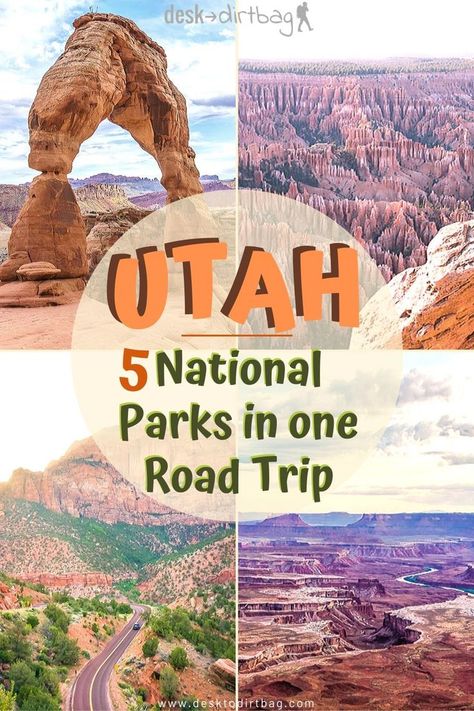 Southern Utah is probably the best place in the country for the sheer concentration of national parks and natural beauty, visit all five national parks (and more cool places) with this Utah national park road trip guide. #utah #nationalparks #roadtrip #outdoors #nationalparksroadtrip #scenicroads Utah National Parks Road Trip, Utah Parks, Utah Vacation, Utah Road Trip, Cool Places, National Park Vacation, National Park Road Trip, Scenic Roads, Utah Travel