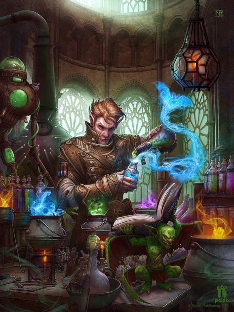 ArtStation - Alchemy Manual Cover, Kerem Beyit Kerem Beyit, Fantasy Setting, High Fantasy, Arte Fantasy, Fantasy Rpg, Fantasy Inspiration, Medieval Fantasy, Fantasy Artwork, Fantasy World