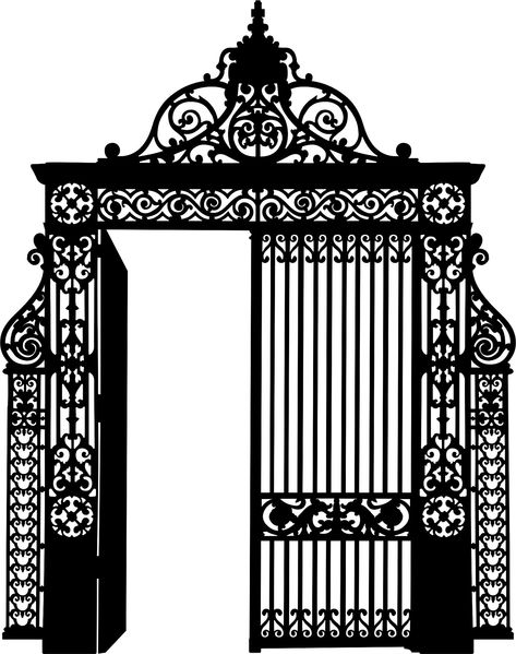 Vanderbilt Gate silhouette by Aergul Gate Silhouette, Silhouette Design, Global Community, Creative Professional, Gate, Design