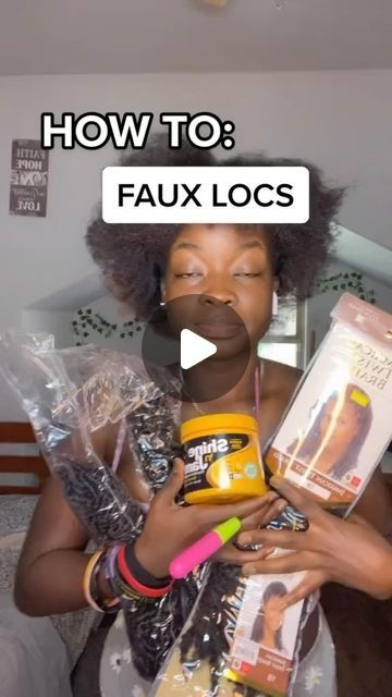 BENEDICTA on Instagram: "Faux locs tutorial�😍  For more content follow @bene_mbroh   #fauxlocs #naturalhairtutorial #diy #hairtutorial #explore #braids" Diy Butterfly Locs With Braiding Hair, Soft Loc Ideas, How To Fix Faux Locs, Handmade Faux Locs, Ombre Boho Locs, Diy Faux Locs Crochet Braids, Faux Locs Bun Styles, Fake Locks Hairstyle, Faux Local Hairstyles