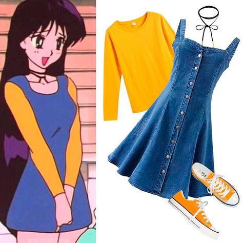 Retro 90s Outfits, Sailor Moon Outfit, Princess Inspired Outfits, Sailor Moon Fashion, Outfit Ideas Casual, Everyday Cosplay, Character Inspired Outfits, Anime Inspired Outfits, Casual Cosplay